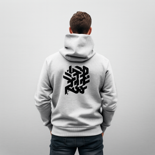 Abstract Logo Hoodie- Back + Frontprint