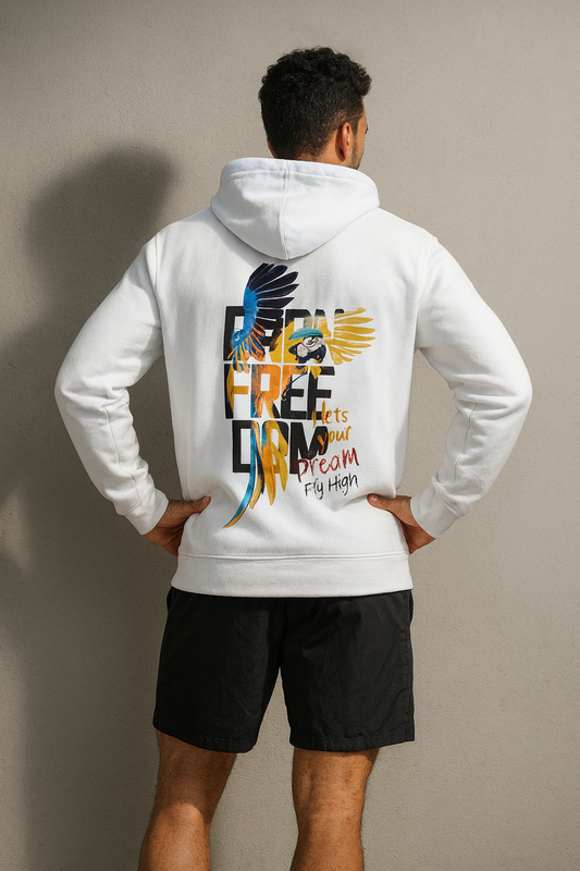 Born Freedom-Unisex Bio-Raglan-Hoodie